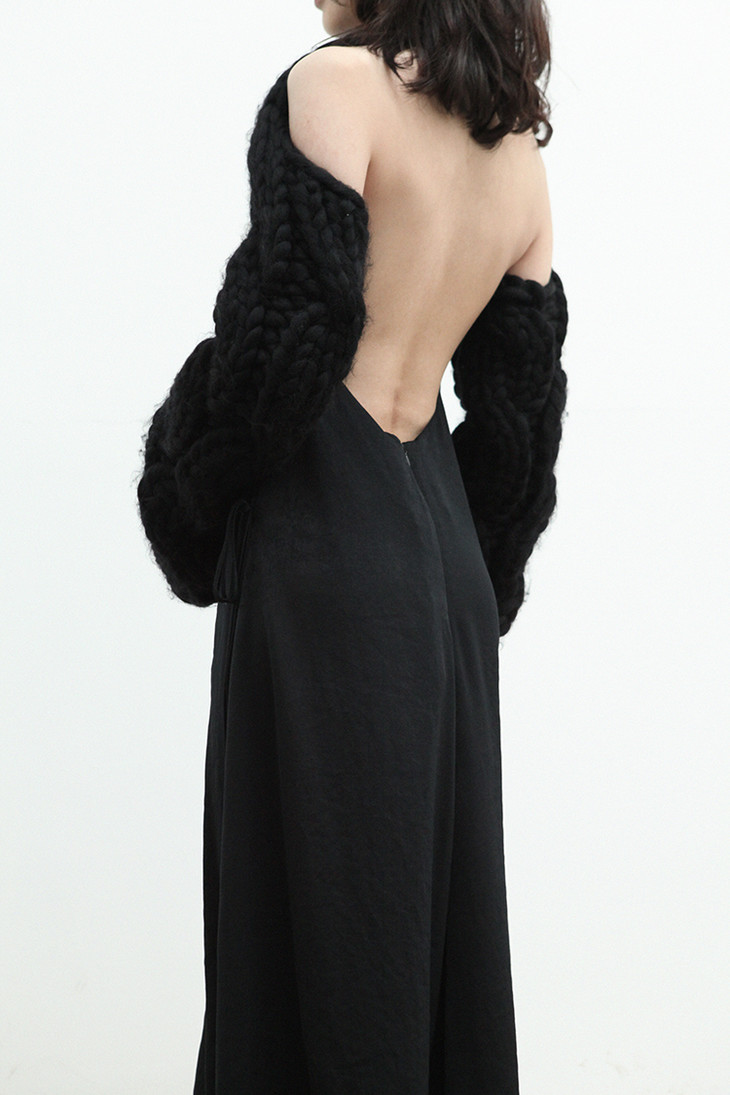 oudewaag手工麻花连肩袖套ow20awkt02bl99