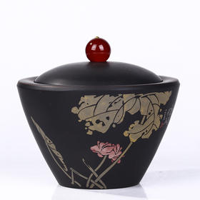 段栗(少石) 掌上茶罐