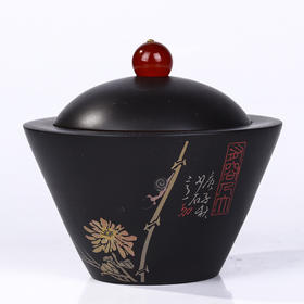 段栗(少石) 掌上茶罐