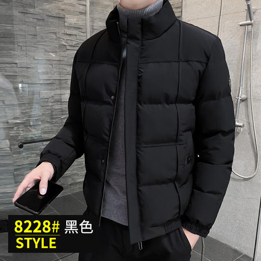 冬季加绒加厚羽绒棉服男韩版潮流帅棉袄 商品图2