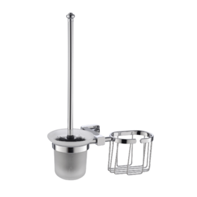 大信卫浴五金  不锈钢色洁厕马桶刷DX- 6774L