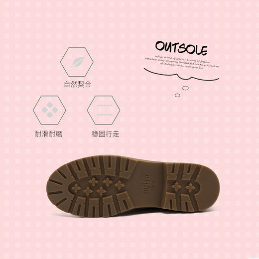 索菲娅秋冬网红机车靴工装靴马丁靴SF94116020 商品图4