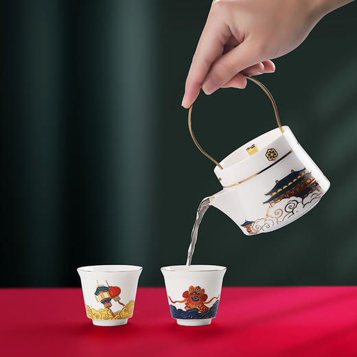 醉长安 提梁壶礼装 茶具 茶杯 商品图2