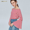 Miss Sixty纯棉一字肩条纹露肩上衣设计感亲肤长袖T恤女ins潮691SJ2441000 商品缩略图5