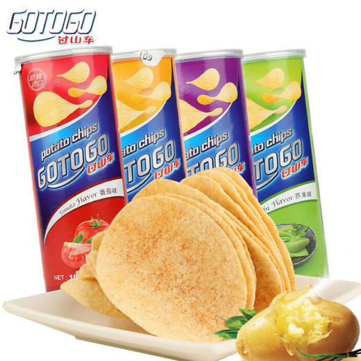 KJ 热销马来西亚进口零食过山车原味薯片160g 休闲网红食品 商品图0