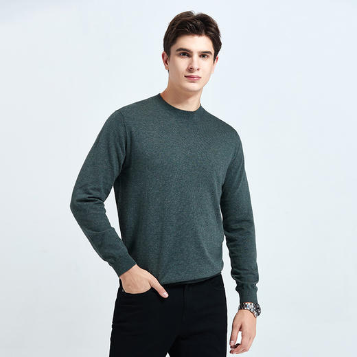 GOOD LUCK德鲨丝绵羊绒羊毛混纺多色半高领打底针织衫LR03235 商品图4