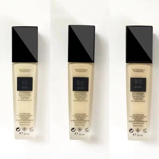 【海关保税直发】Lancome兰蔻持妆轻透粉底液30ml P01/B01/02/03-会员5折 商品图3
