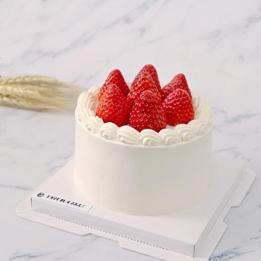 冬季奶油草莓下午茶蛋糕（需要提前1天下单，满138元限定区域包送） 商品图0
