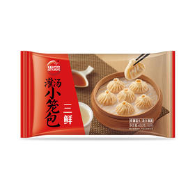 【秒杀】思念包子 开封风味灌汤包 猪肉馅 早餐 小笼包 方便速食 450g（18只） 灌汤小笼包