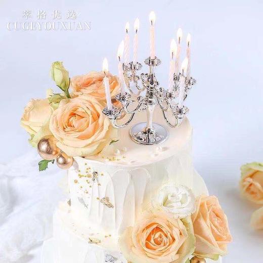 【终极福利】+30元多送1磅，浪漫小烛台单层蛋糕 商品图1