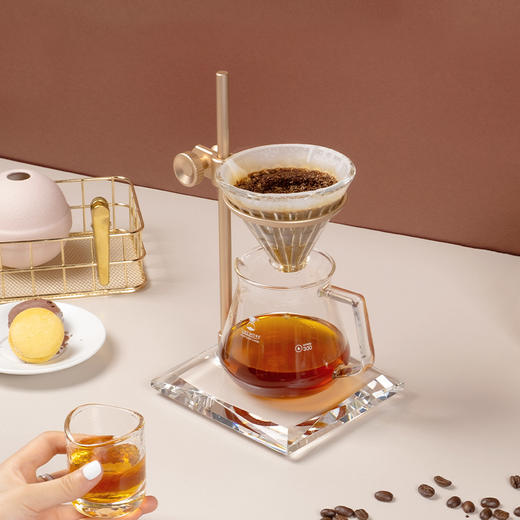 泰摩 水晶木思手冲架 V60玻璃滴滤式支架 家用手动咖啡器具 商品图4