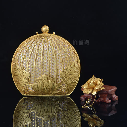 【繁花】花丝镶圆礼包-ZX2012092-2 商品图0