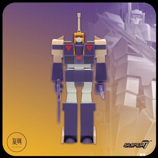 现货 Super7 变形金刚 Transformers 系列3 复古挂卡摆件 商品图8