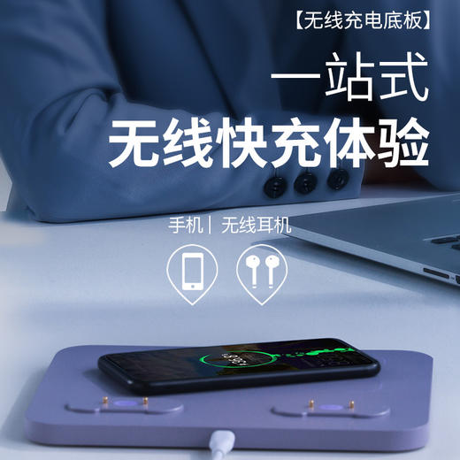 几光无线小电组合套装便携加湿器无线蓝牙音箱夜灯充电 商品图2