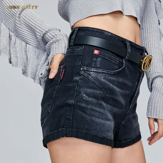 Miss Sixty卷边热裤显瘦百搭牛仔短裤女ins潮691JJ2360000 商品图1