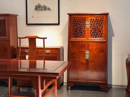 红桥红  家具严选  缅甸花梨（大果紫檀）  【书房系列】 商品图3