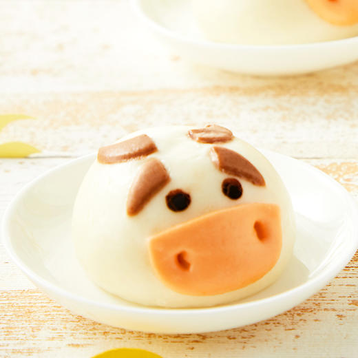 思念速冻包子 儿童早餐 奶黄包 方便速食牛牛包 点心面点  300g/10只 商品图3