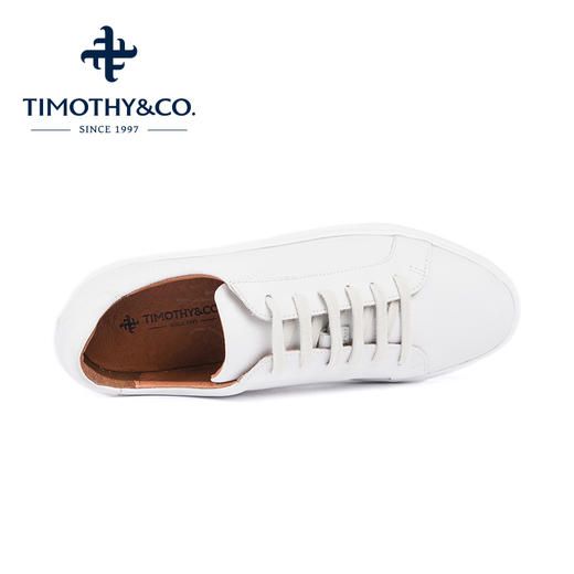 迪迈奇2020新款休闲皮鞋四季鞋鞋子透气男鞋小白鞋运动板鞋 商品图1