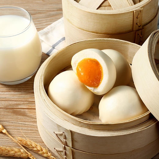 广州酒家 流沙凤凰包 337.5g*2袋装方便速食早餐面包广式早茶点心 商品图1