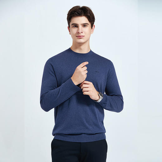 GOOD LUCK德鲨丝绵羊绒羊毛混纺多色半高领打底针织衫LR03235 商品图2