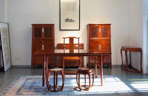 红桥红  家具严选  缅甸花梨（大果紫檀）  【书房系列】 商品图0