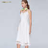 Miss Sixty夏季V领气质性感绣花蕾丝露背无袖吊带连衣裙长裙子692DJ0680000 商品缩略图5