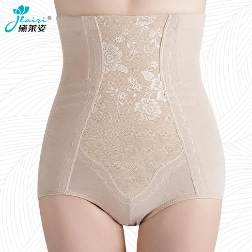 塑身高腰收腹内裤女士纯棉裆提臀大码产后女三角裤 商品图5