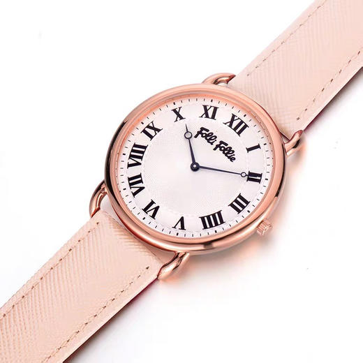 芙丽芙丽/Folli Follie 简约轻奢时尚皮革罗马刻度石英女手表 商品图1