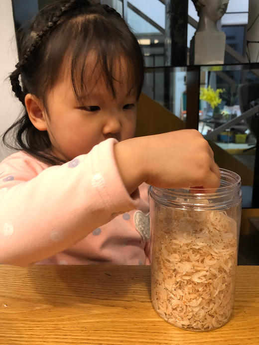 福建东山岛双虾皮组合装 100g白虾皮+100g红磷虾 海捕毛虾 商品图3