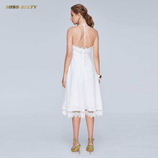 Miss Sixty夏季V领气质性感绣花蕾丝露背无袖吊带连衣裙长裙子692DJ0680000 商品图2