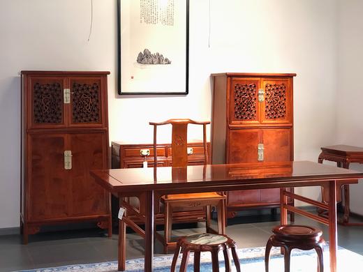 红桥红  家具严选  缅甸花梨（大果紫檀）  【书房系列】 商品图1