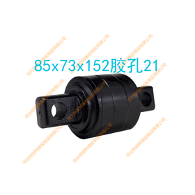 豪沃73扭力胶芯85*73*152（胶）（孔21、高73.03）（单价=1个，12个=1箱）霸龙斯太尔桥老款扭力胶芯、斯太尔扭力胶芯85x73x152豪沃、霸龙老款、斯太尔拉臂套8573152拉力套
