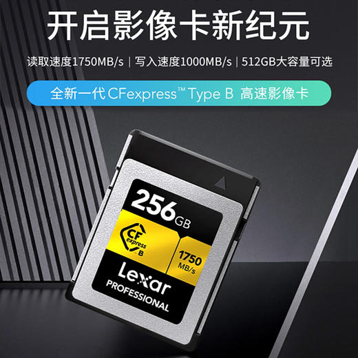 雷克沙CFexpress B型存储卡XQD升级版 尼康Z6/7R5内存卡 SILVER/GOLD 商品图3