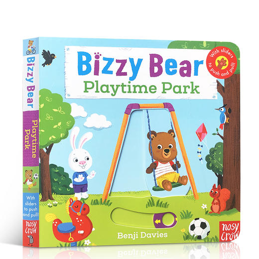 【新人礼】【Bizzy Bear系列】【纸板机关书】Bizzy Bear:Playtime Park  忙碌的小熊：公园欢乐日 商品图0