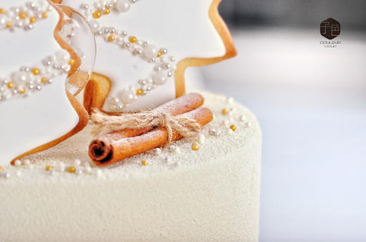 (C011)Couleur Violet  圣诞家庭宴会主蛋糕 商品图3