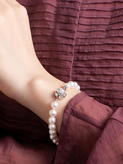 LUCINE 鹿鸣珠宝 |【花型2号】珍珠手链 商品图2