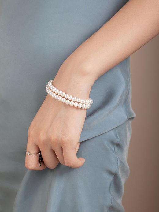 LUCINE 鹿鸣珠宝 | 【花型1号】双排珍珠手链 商品图1