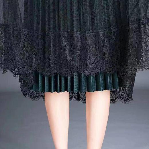 PDD-XM201209新款时尚气质高腰两面穿蕾丝百褶半身裙TZF 商品图7