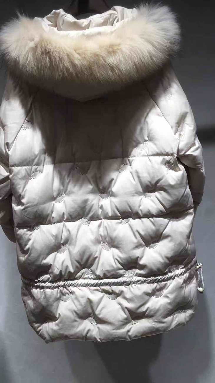 calomii 卡洛弥 羽绒服 3c8301104b 象牙白