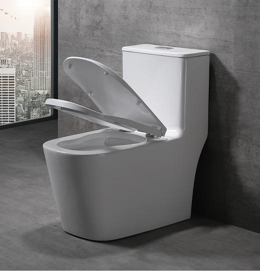 SQ：0478一体亲子双孔超漩式马桶（脲醛盖板） 商品图1