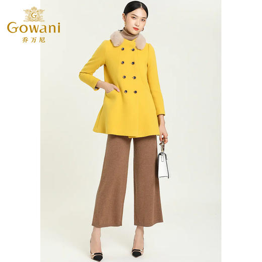 乔万尼羊毛大衣斗篷式中长款E154A288 商品图3