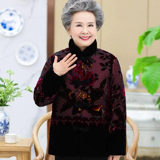 XX-198jls1637加厚外套棉袄衣服奶奶羽绒棉服 商品图2