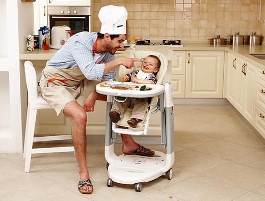 意大利Peg-Perego Tatamia旗舰型高脚餐椅 宝宝餐椅婴儿家用吃饭座椅多功能儿童餐桌椅子0-3岁 商品图3