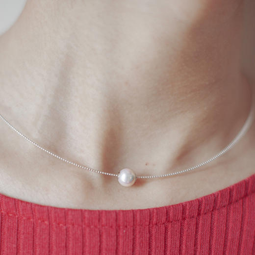 LUCINE鹿鸣珠宝 | 日本进口珍珠项圈18k金记忆金简约优雅淡水珍珠 商品图0