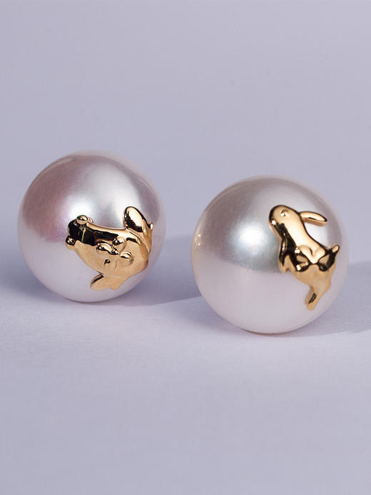 LUCINE 鹿鸣珠宝 |【明月珰】珍珠耳钉 商品图3