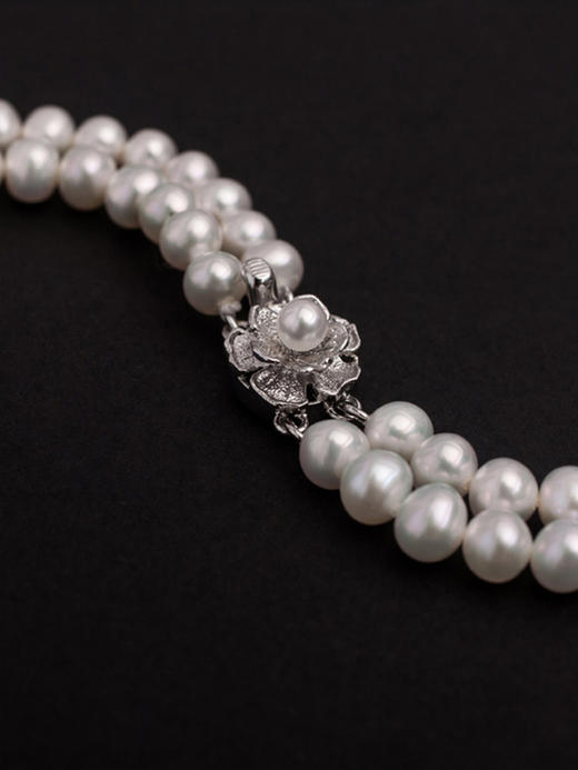 LUCINE 鹿鸣珠宝 | 【花型1号】双排珍珠手链 商品图3
