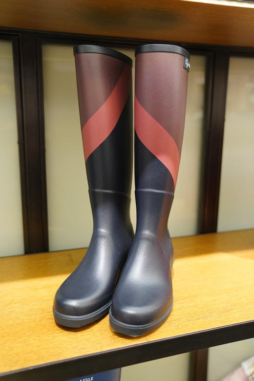 AIGLE手工女高帮胶靴 84707 MIS JUL PRINT 商品图1