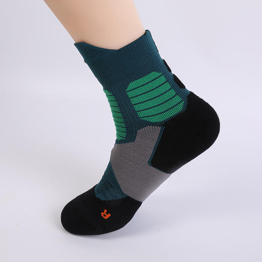 【超性价比】新款男女毛巾底跑步运动袜子 吸汗透气袜 加厚中筒袜 商品图0