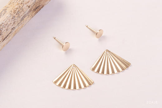 CHINA earrings - ROUND 前后耳环 商品图4