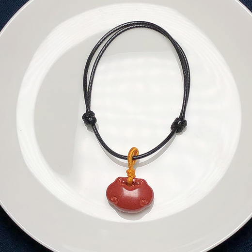 帝王砂小平安锁儿童款手链 饰品美物 商品图2